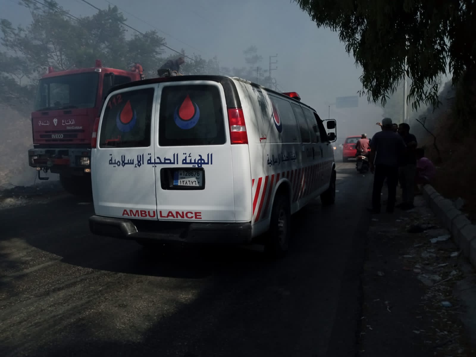 اخماد حريق كبير شب في خراج بلدات  الشهابية وكفردونين