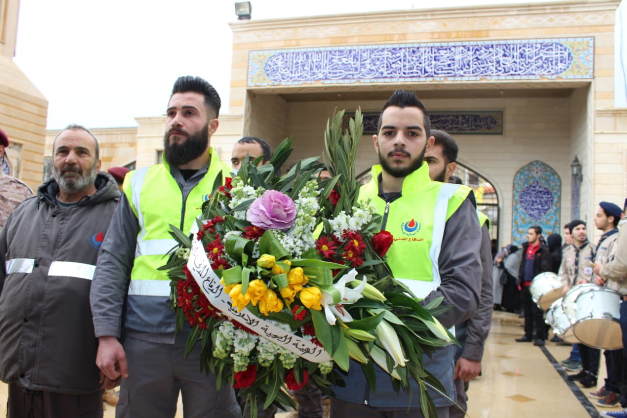 مديرية البقاع تضع اكليلاً من الورد على ضريح سيد شهداء المقاومة الاسلامية في النبي شيت