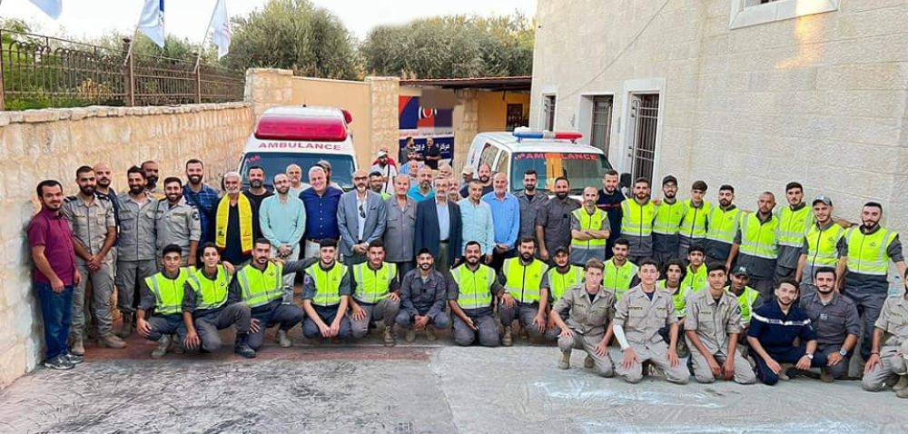 الدفاع المدني - الهيئة يفتتح مركز اسعافي تطوعي في بلدة البازورية