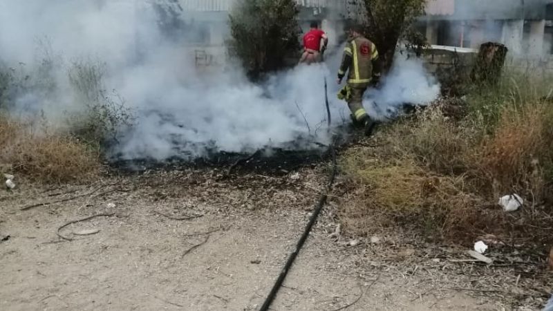 فوج اطفاء الضاحية يخمد حريقاً في الشويفات