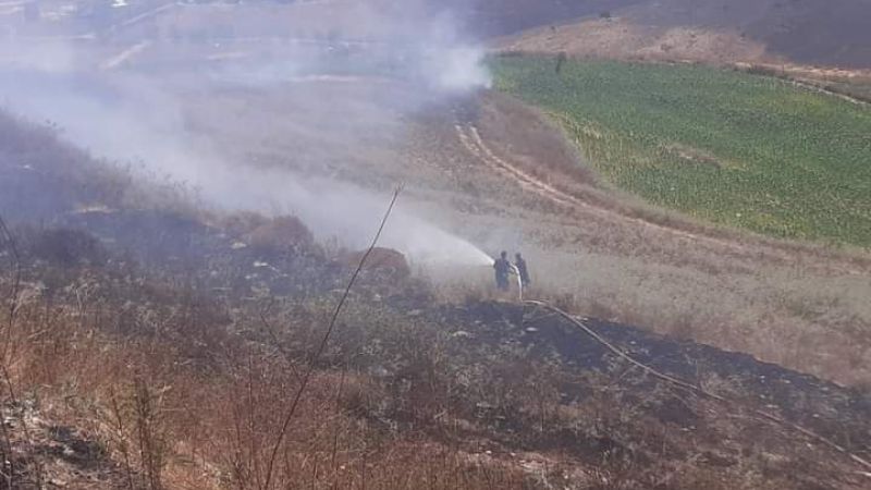 إخماد حريق في أحراش بلدة شحور